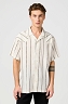 Koszula Męska Wrangler Ss W Resort Shirt Natural Stripe 112362750