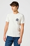 Koszulka Męska Wrangler Graphic Tee Vintage White 112355046