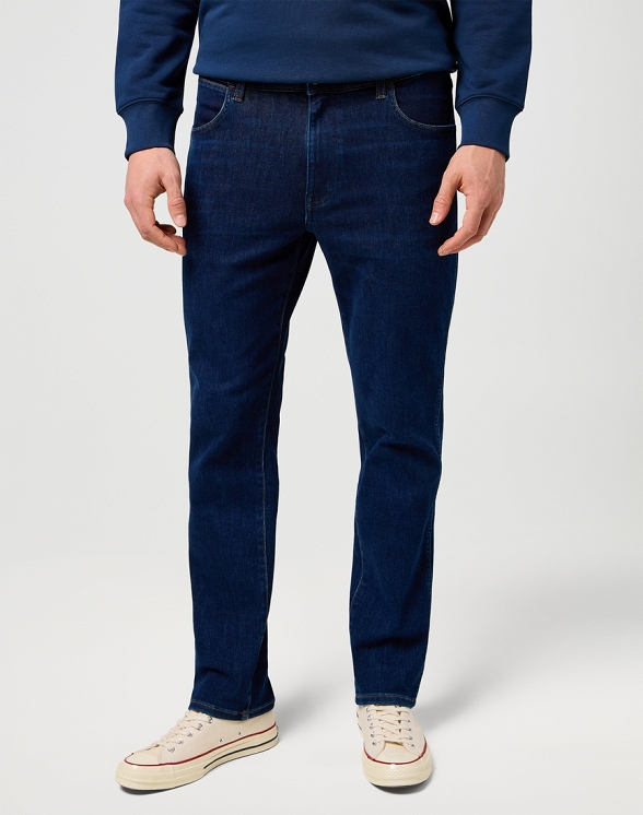 Spodnie Męskie Wrangler Larston Dark Wash 112373151