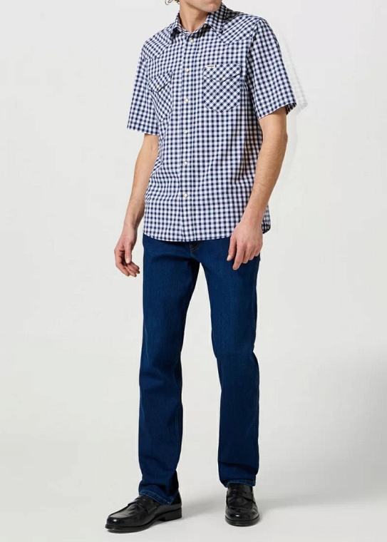 Spodnie Męskie Wrangler Greensboro Cosmic Blue 112362339