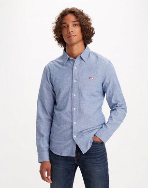 Koszula Męska Levi`s® Battery Housemark Slim Fit Shirt Navy Peony 86625-0017