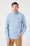 Koszula Męska Wrangler Button Down Shirt Light Indigo W5B11GX4E