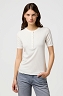 Koszulka Damska Wrangler Femme Knit Henley Worn White 112370743