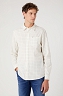 Koszula Męska Wrangler 1 Pocket Shirt Worn White W5A24MW02