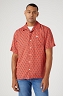 Koszula Męska Wrangler 1 Pkt Resort Shirt Paprika W5D5TIR41