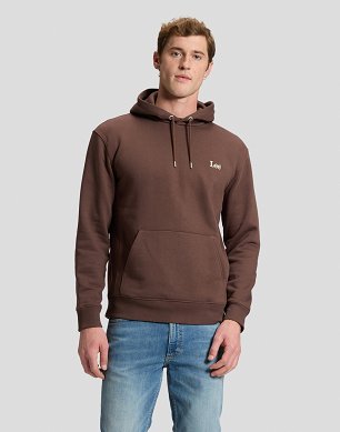 Bluza Męska Lee Essential Lee Hoodie Shaved Chocolate 112386264