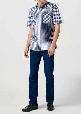 Spodnie Męskie Wrangler Greensboro Cosmic Blue 112362339