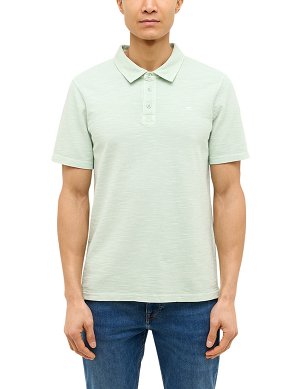 Polo Męskie Mustang Style Palco Frosty Green 1016505-6180