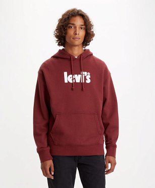 Bluza Męska Levi`s® Relaxed Graphic Hoodie Port 38479-0110