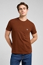 Koszulka Męska Lee Ss Patch Logo Tee Luxe Brown 112370498