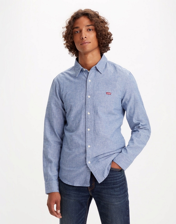 Koszula Męska Levi`s® Battery Housemark Slim Fit Shirt Navy Peony 86625-0017