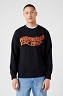 Bluza Męska Wrangler Graphic Crew Black W6E9IL100