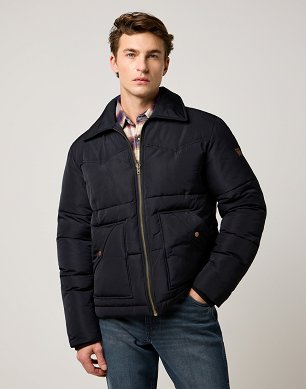 Kurtka Męska Wrangler Puffer Jacket Black 112371452