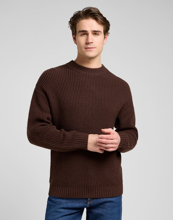 Sweter Męski Lee Chunky Crew Neck Arabica 112370541
