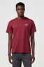 Koszulka Męska Wrangler Graphic Tee Ruby Wine 112371485