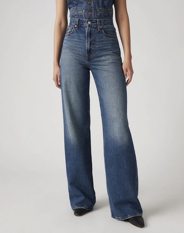 Spodnie Damskie Levi`s® Ribcage Wide Leg H223 Polar Perimiter A6081-0012