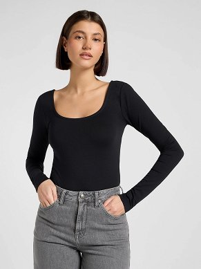 Koszulka Damska Lee Ls Bodysuit Black 112370969
