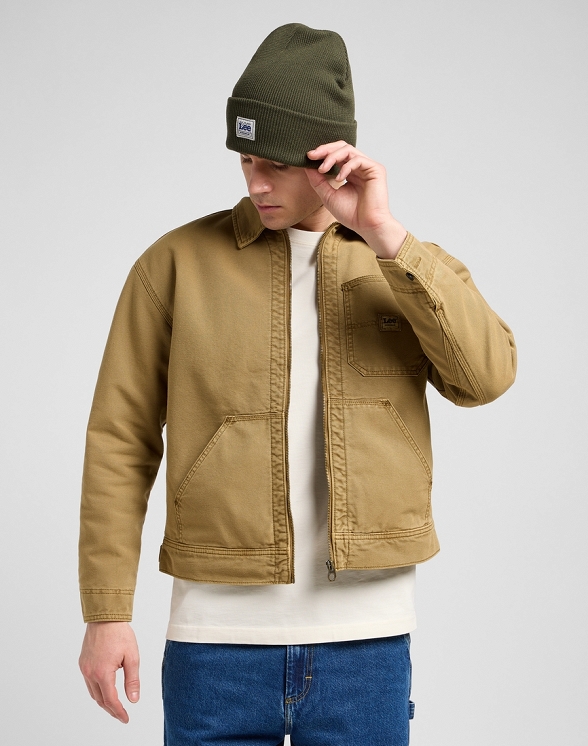 Czapka Męska Lee Workwear Beanie Oak Moss 112372691