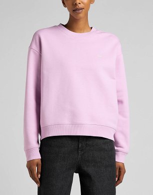 Bluza Damska Lee Crew Sws Sugar Lilac L53LLJ79