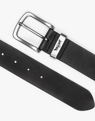 Pasek Męski Levi`s® Metal Two Horse Keeper Regular Black 002G4-0000