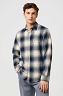 Koszula Męska Wrangler 1 Pkt Indigo Shirt Dusty Blue 112371651
