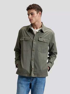 Koszula Męska Lee 2 Pocket Overshirt Lichen Olive 112376566