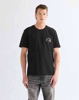 Koszulka Męska Wrangler Small Graphic Tee Black Beauty 112387028