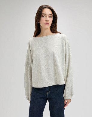 Bluza Damska Lee Dramatic Sleeve Sws Grey Heather 112379421