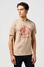 Koszulka Męska Wrangler Americana Tee Timberwolf 112362788