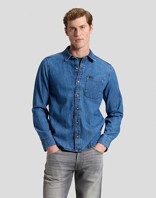 Koszula Męska Lee Leesure Shirt Silver Moon 112386366