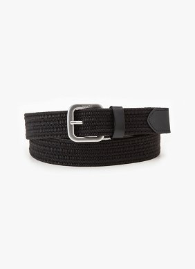 Pasek Męski Levi`s® Stretch Woven Belt Black D7929-0001