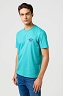 Koszulka Męska Wrangler Small Logo Tee Latigo Bay 112362813