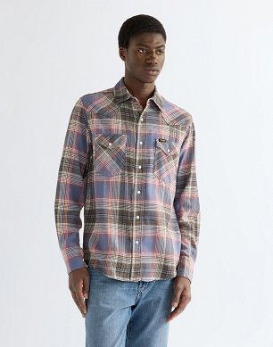 Koszula Męska Wrangler Western Shirt Soft Brown 112386995