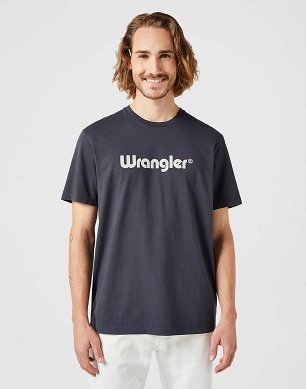 Koszulka Męska Wrangler Logo Tee Black 112350526