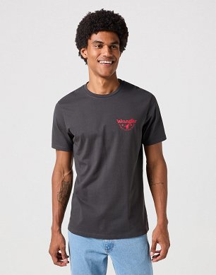 Koszulka Męska Wrangler Graphic Tee Faded Black 112350470