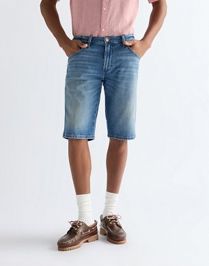 Szorty Męskie Wrangler Colton Shorts Harbor Blue 112378707