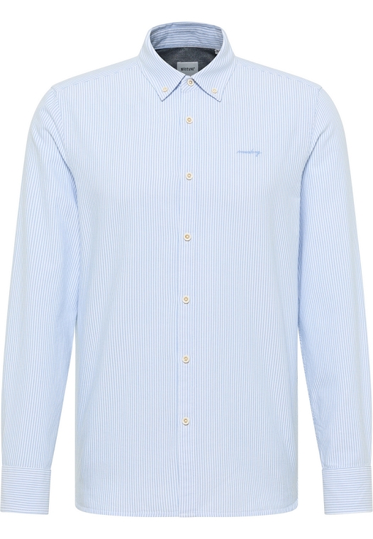 Koszula Męska Mustang Style Edinburg Blue Stripe 1016242-12710