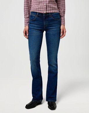 Spodnie Damskie Wrangler Bootcut Misty Moonstone 112372999