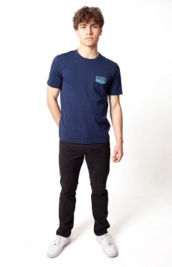 Koszulka Męska Wrangler Small Graphic Tee Navy 112378477
