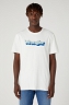 T-shirt Męski Wrangler Graphic Tee Worn White W753EEW02
