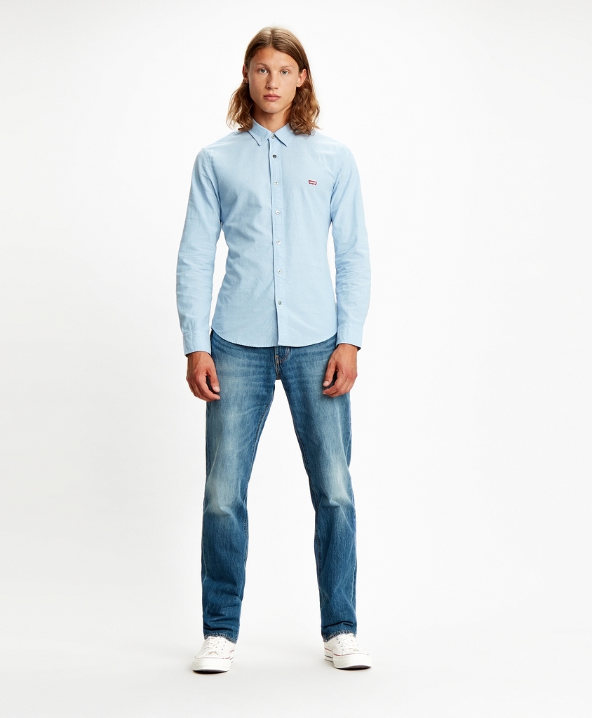 Levi's® BATTERY SHIRT - Chemise - mookie dark wash/denim bleu foncé