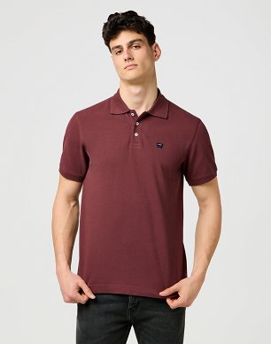 Koszulka Męska Wrangler Polo Shirt Decadent Chocolate 112371398