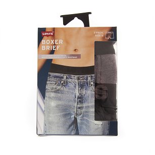 Bokserki Levi`s® 2 Pack Boxer Brief 37149-0380