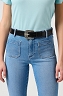 Pasek Damski Wrangler Big Buckle Belt Black 112352680