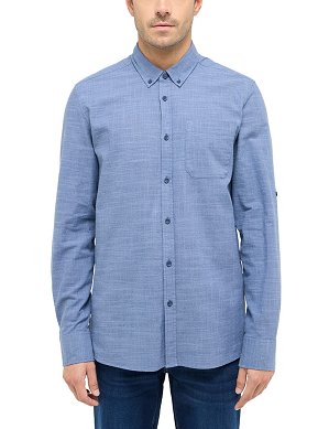 Koszula Męska Mustang Style Rawlins Middle Blue Two Tone 1016247-12722