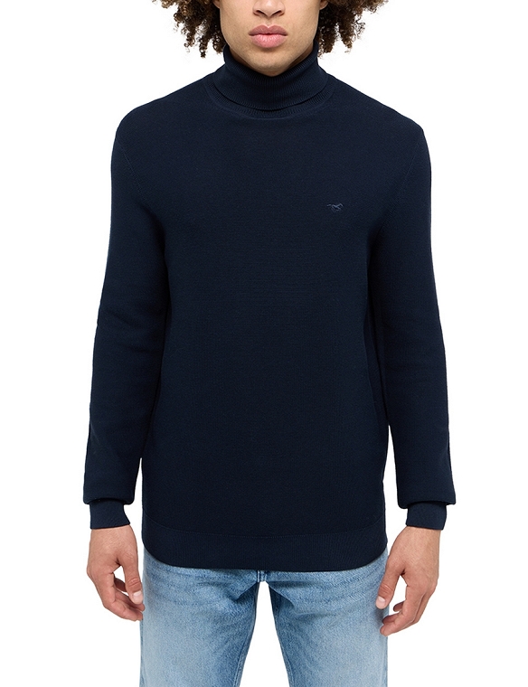 Sweter Męski Mustang Style Elgin Dark Sapphire 1015478-4136