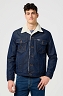 Kurtka Męska Wrangler Sherpa Denim Jacket Clean Rinse 112371364