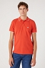 T-shirt Męski Wrangler Polo Shirt Paprika W7BHK4R41