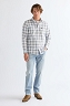 Koszula Męska Wrangler 1 Pkt Shirt Blue White 112378035
