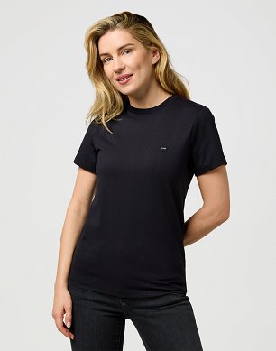 Koszulka Damska Wrangler Sign Off Tee Black 112373023